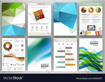 Green and blue backgrounds and abstract concept vector image