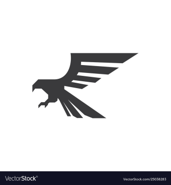 Eagle logo vector image