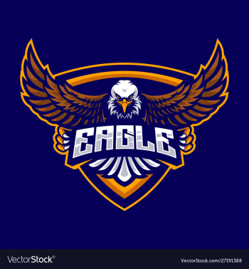 Eagle logo vector image