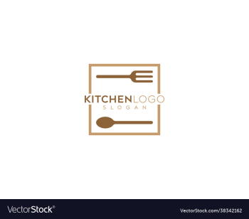 abstract kitchen restaurant logo design