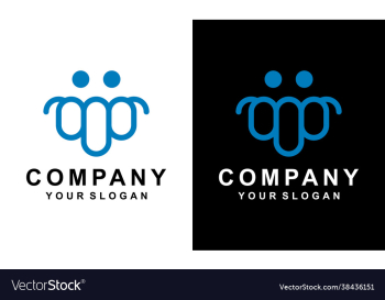 group people logo design creative family