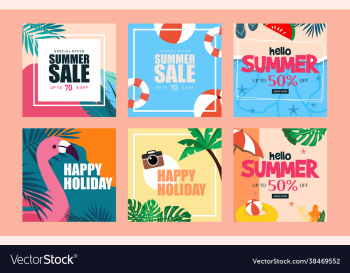 summer vibe web design template