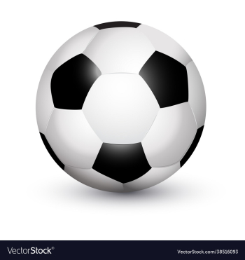soccer ball isolated on white background eps 10
