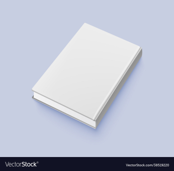 blank book on isolated background eps 10