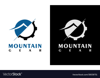 mountain engine for mining logo inspiration
