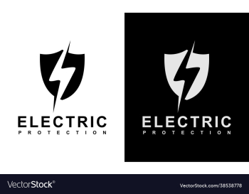 security electrical protection logo template