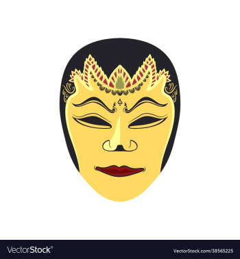 traditional mask originating from malang