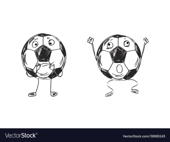 soccer ball emotional smileys