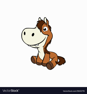 cute little horse animal