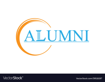 alumni law logo design with words