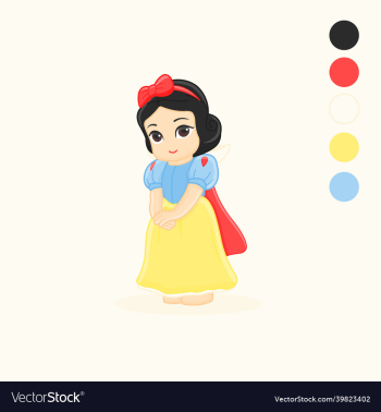 fairytale character snow white