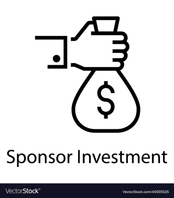 hand holding dollar bag sponsor investment