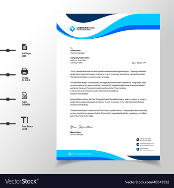 creative letterhead business letterhead template