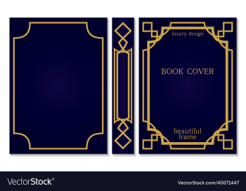sample design template for book cover and spine