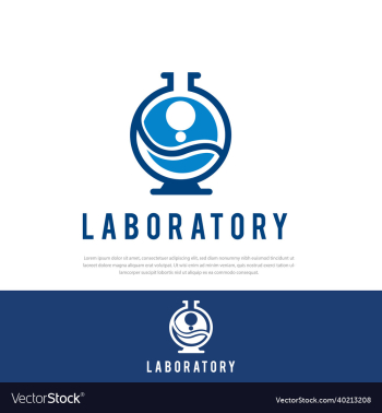 laboratory logo template optical logo
