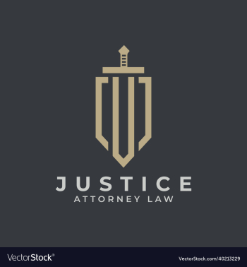 universal law firm trend line logo design lawyer