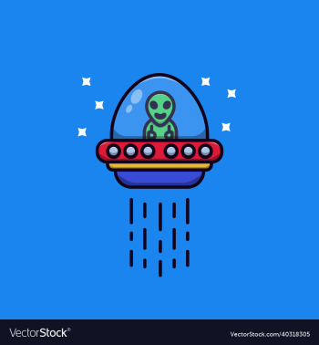 cute aliens in ufo