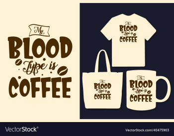 typography coffee lettering t shirt design quotes