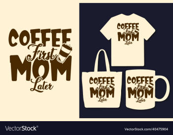 typography coffee lettering t shirt design quotes
