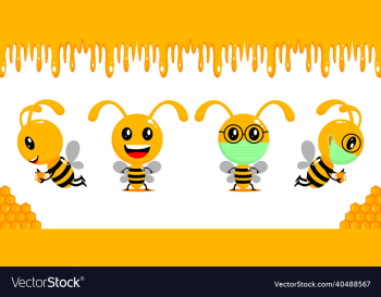 bee collections with honey frame