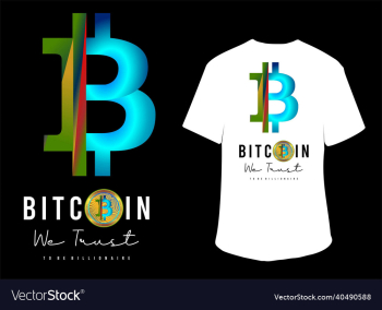 bit coin design use for printing