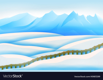 snowy mountain winter landscape background design