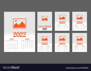 wall monthly photo calendar 2022