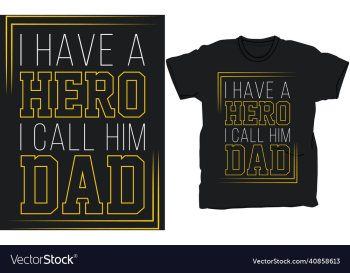 fathers special t-shirt design template