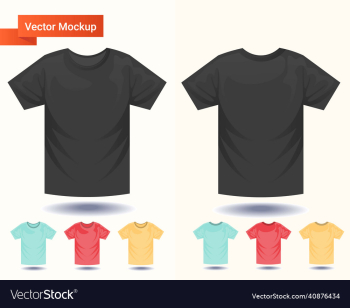 t-shirt design mockup tee design