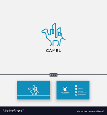 camel residence logo agency apartment