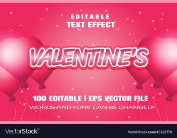 valentines text effect