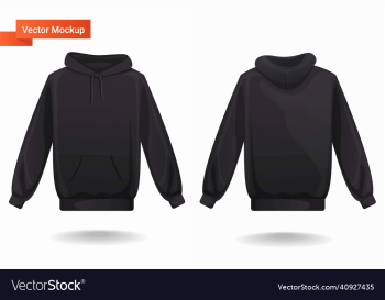 hoodie jacket art template mockup