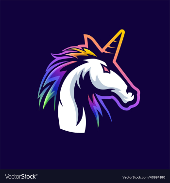 unicorn mascot logo