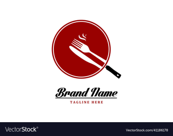 letter q food logo design template