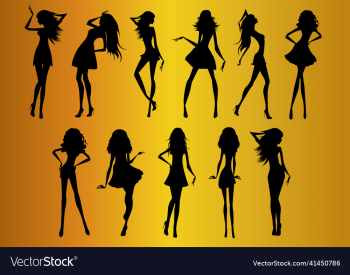 girl silhouettes