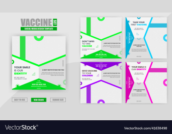 vaccine social media post template
