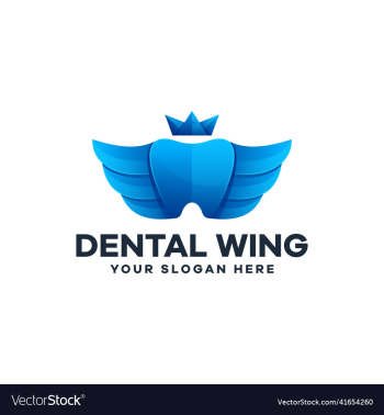 dental wing logo design
