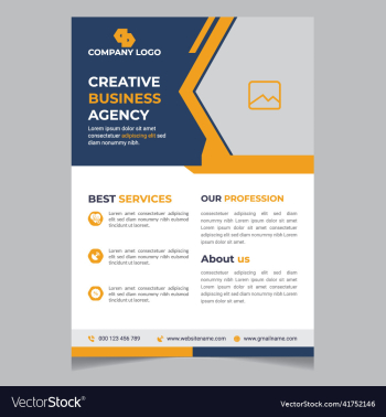 abstract brochure design flyer business
