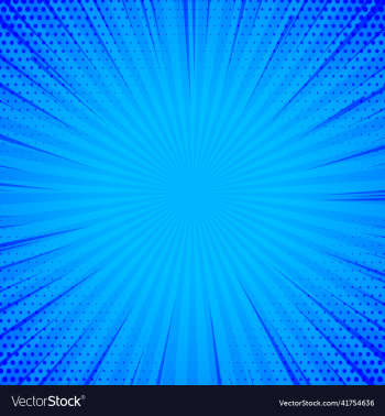 blue comic background with lines halftone