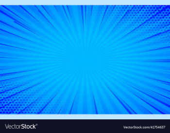 blue comic background with lines halftone