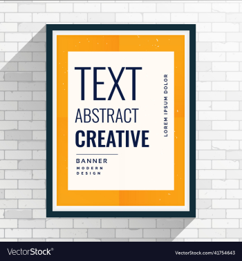 creative modern abstract poster