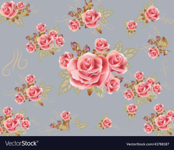 beautiful pink rose pattern