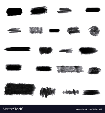 ink brush stroke collection