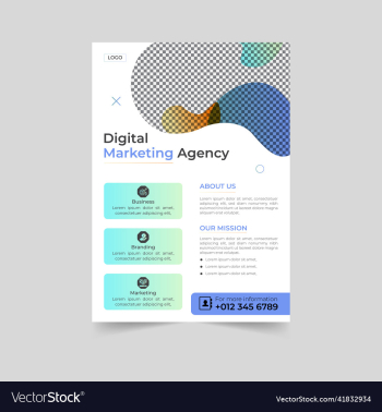 business flyer design agency poster