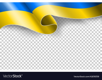 ukraine flag frame located on top