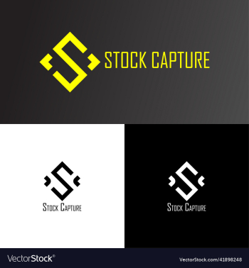 stock capture minimal logo