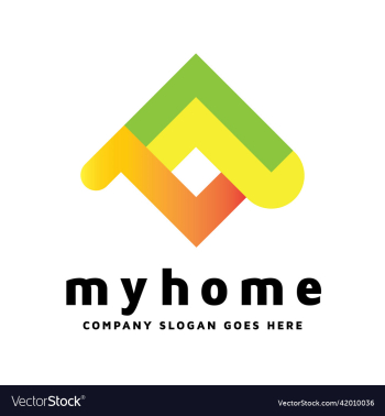 my home - a typeface logo
