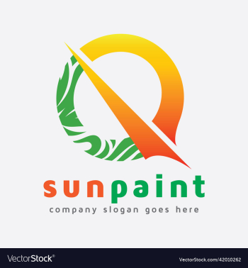 color painting logo template