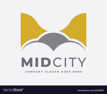 midcity m letter logo