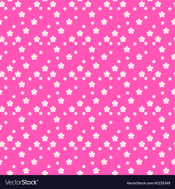 cherry blossom flowers on pink background